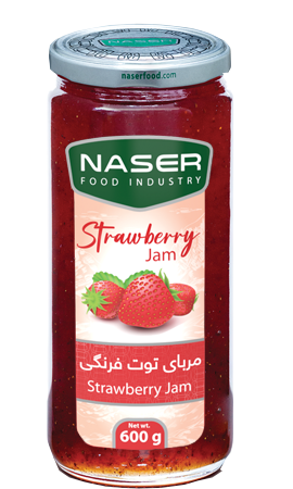 مربای توت فرنگی 600 گرم 